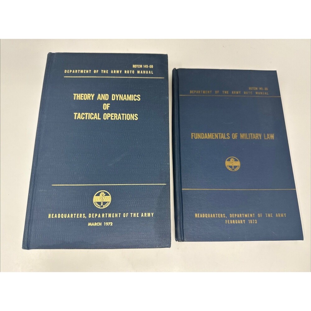 THEORY AND DYNAMICS OF TACTICAL OPERATIONS ROTC Manual No. 145-60 + 145-85